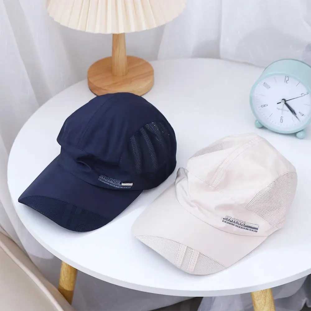 Simple Outdoor Golf Korean Style Breathable Sport Cap Adjustable Visor Cap Quick Dry Mesh Cap Baseball Hat Mesh CapsW251029