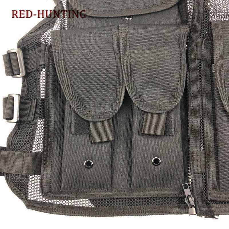 New Mesh Vests Tactical CS Combat Vest Mens Hunting Outdoor Black Training Vest W251029