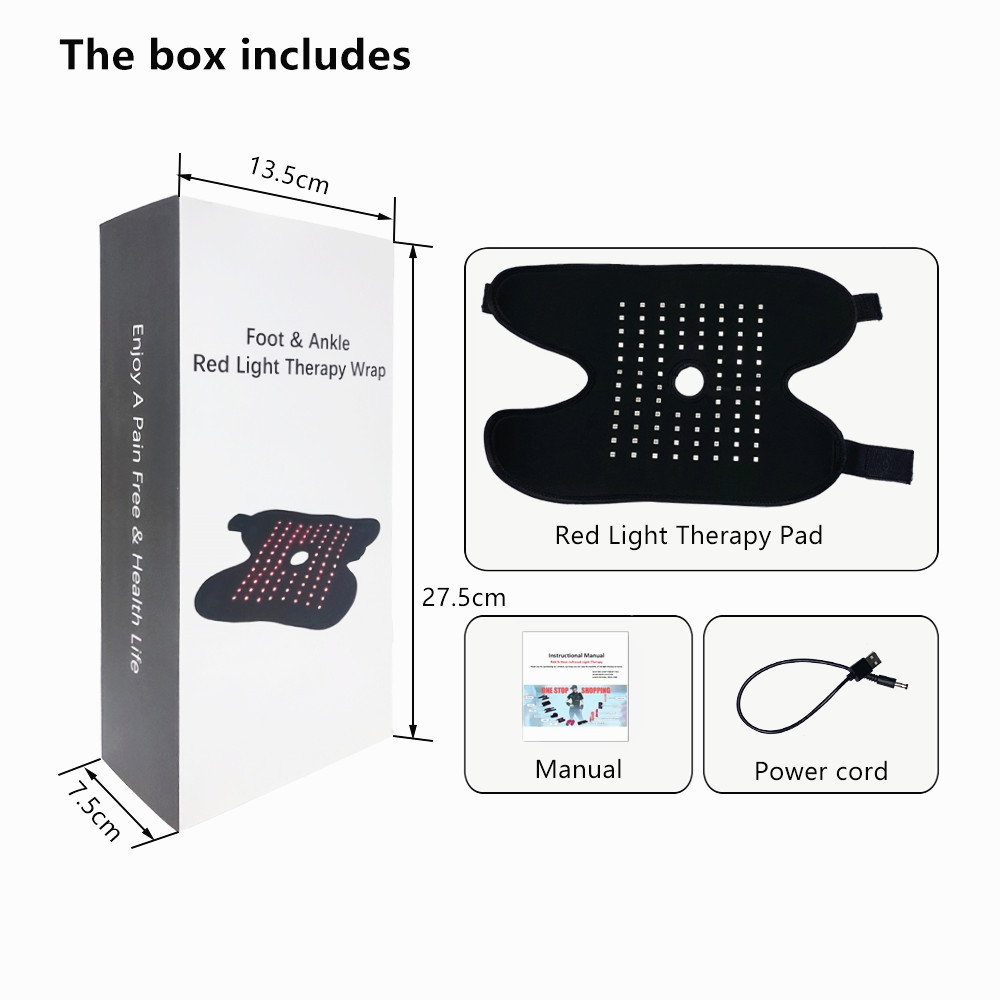 Infrared Physical Red Light Therapy Easy to Use Affordable Portable Foot Joint Pain Relief PDT Pulsed Belt Wellness Device