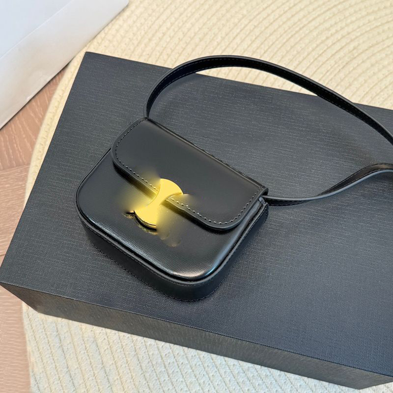 Claude Luxurious Designer Women's Stylish Classic Shoulder Bag Mini Handbag Versatile Black And Pink Travel Handbag