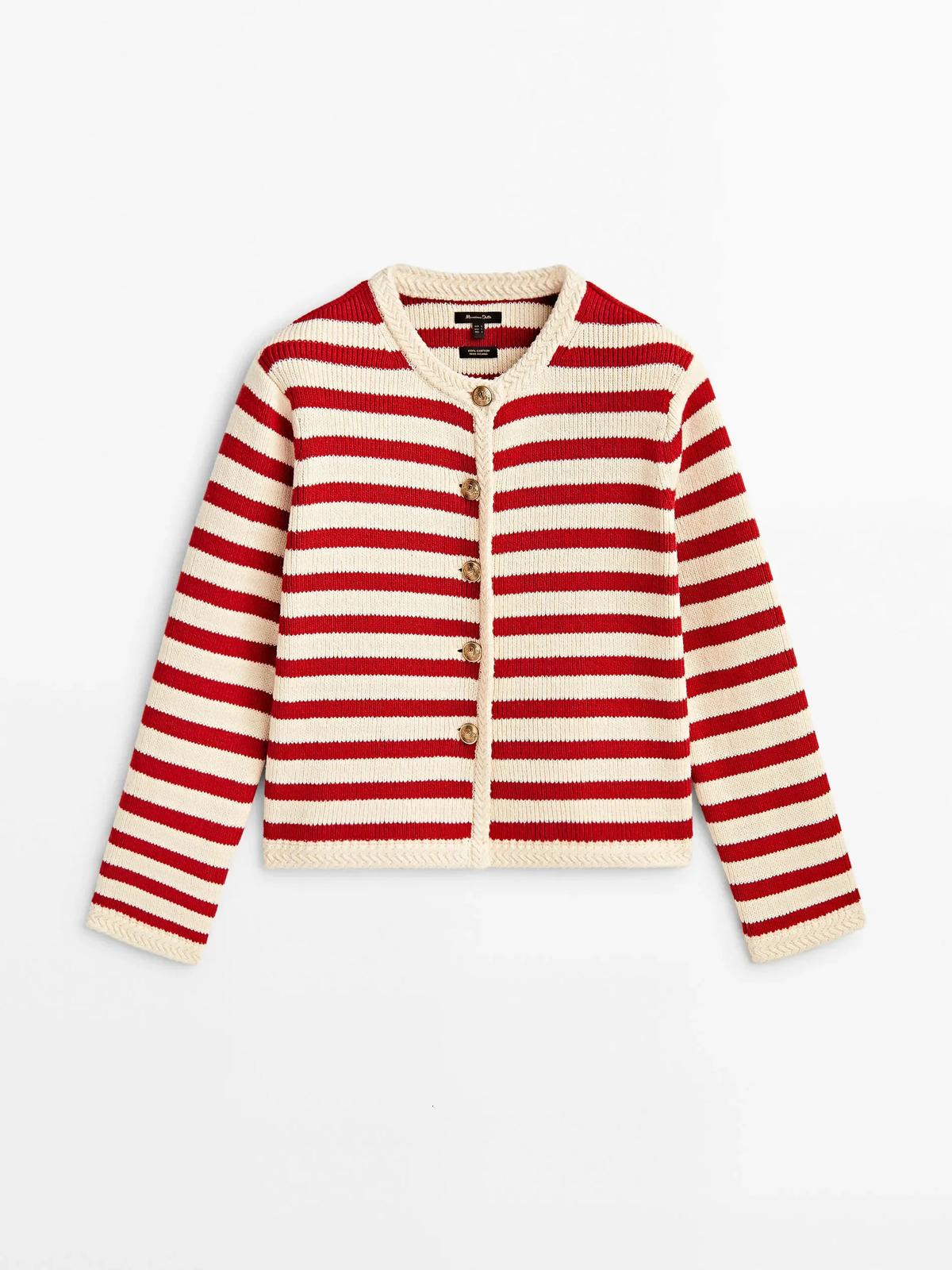 Ethereal MD womens spring style of Slimfit buckle classic striped cardigan for women 251013