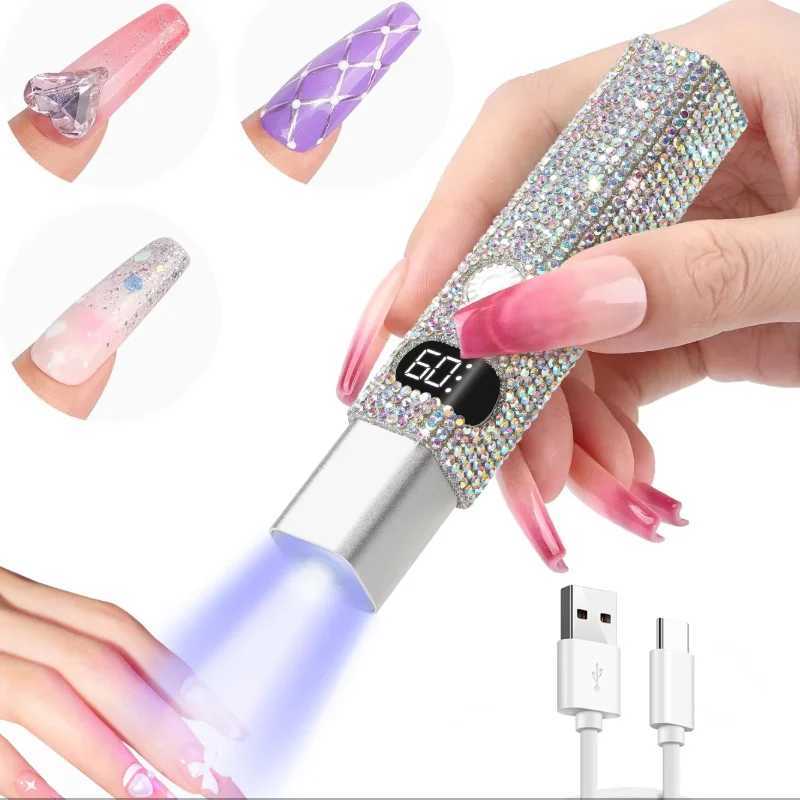 Handheld UV Led Mini Nail Lamp Pen Shape Nail Light Rechargeble Quick Drying Manicure Lamp for Curing All Nails Gel Polishing J251117