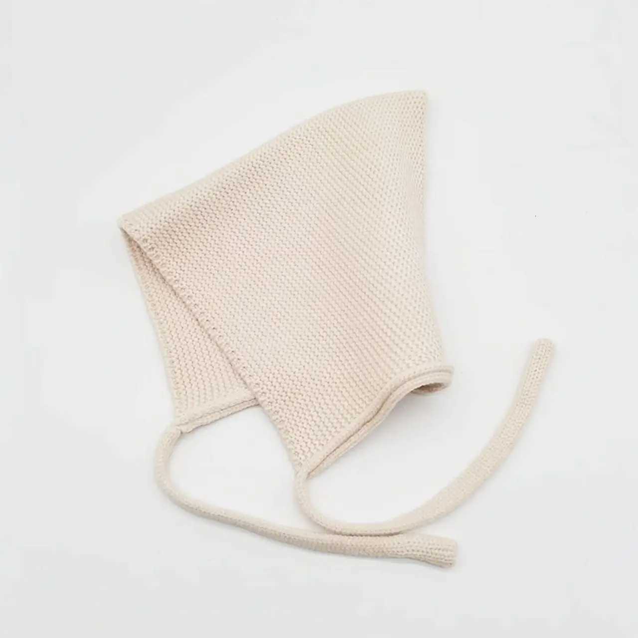 Baby Pointed Ear Protection Cap Winter Warm Toddler Beanies 12Year Kids Thermal Headgear Boys Girls Laceup Knitted Woolen Hat251028