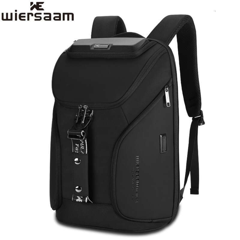 Trendy Men S Waterproof Backpack Large Capacity Business Travel Multifunctional Anti Theft Computer Bag Simple Casual