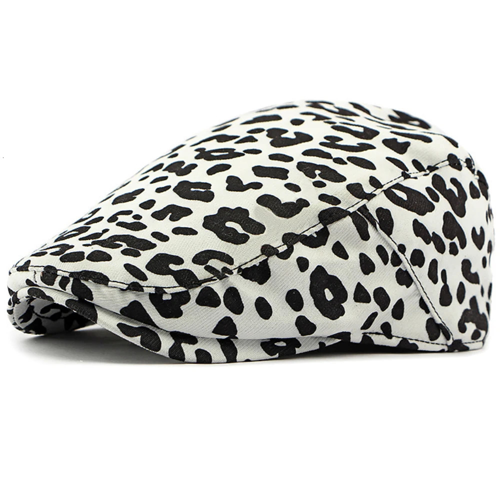 HT4405 Autumn Winter Hat Caps for Men Women Retro Floral Artist Painter Beret Hat Adjustable Ivy Flat Cap Male Female Beret Caps 251029