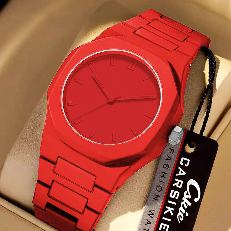 New style personalized and fashionable large dial watch candy-colored trendy brand dopamine student watch