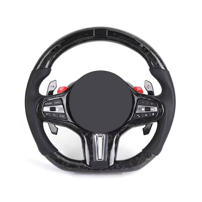 With M1 M2 Button Led M Sport Volant Lenkrad Forged Carbon Steering Wheel for BMW X3 G01 G20 G30 G31 G38 G82 G80 M3 G11 G22