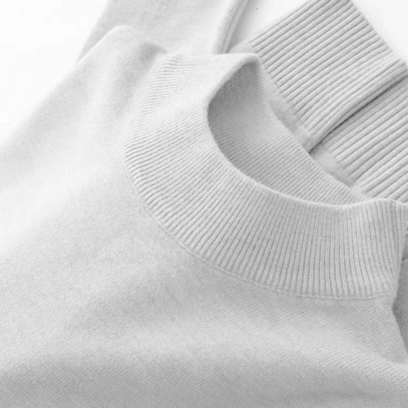 Mens Mock Turtleneck Sweater Mens Knitting Pullovers Rollneck Sweater Winter Warm Men Jumper Slim Fit Casual Streetwear 251029