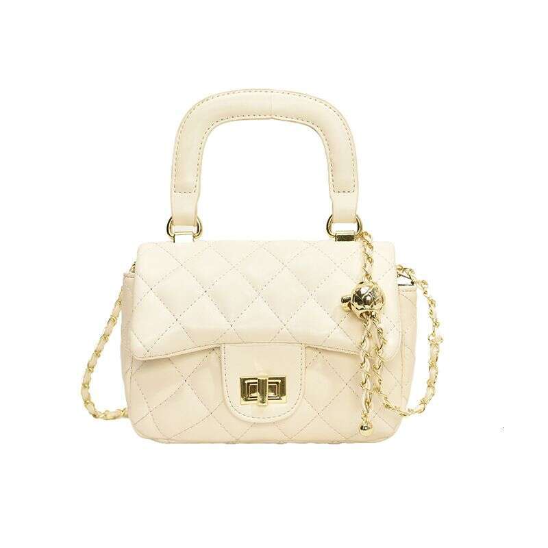 Beibei Shangpin New Style Fashion Trendy Lingge Chain Buckle Handheld One Shoulder Diagonal Straddle Bag