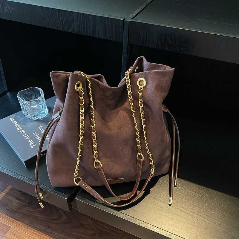 Suede Leather Large Capacity Commuting Womens Tote Bag Luxury Women Shoulder Crossbody Bags Designer Female Handbags Sac A Main W251029