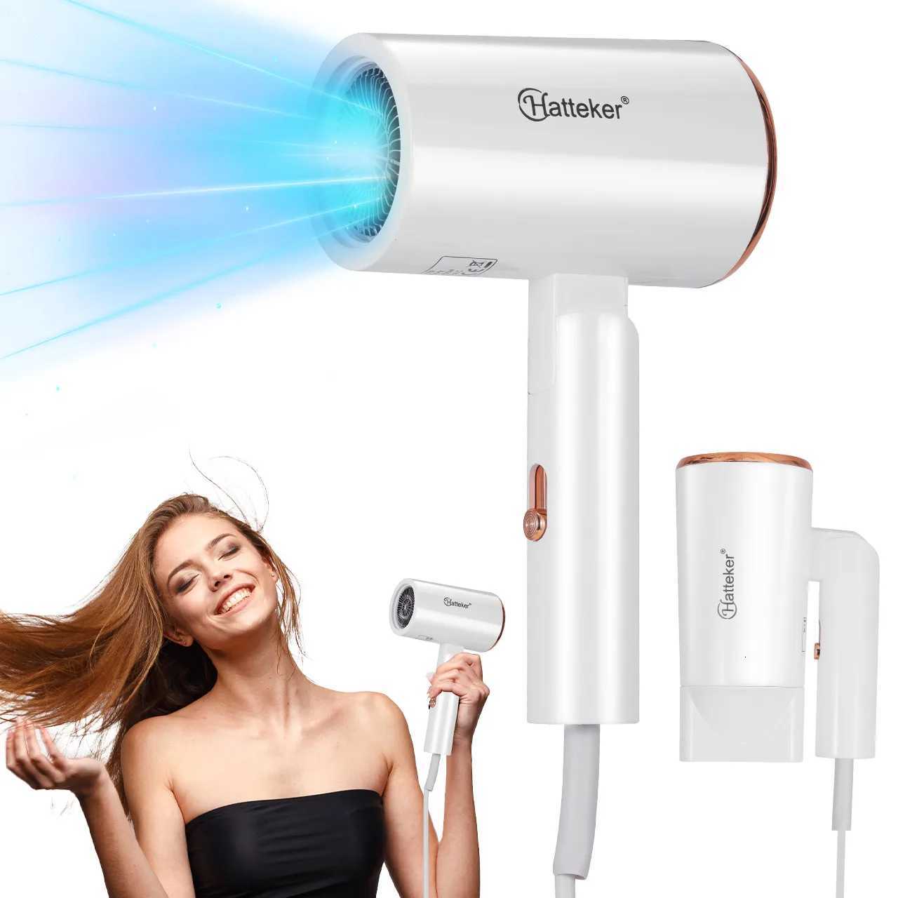 Hatteker 3level Folding Hairdryer 2600W Hot Air Anion Hair Care for Home Travel Hair Dryer Dormitory Blow Drier 220V240V EU W251029