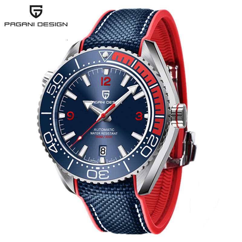 PAGANI DESIGN Fashion Rotatable Digital Bezel Luminous Men's Mechanical Watch PD-1679