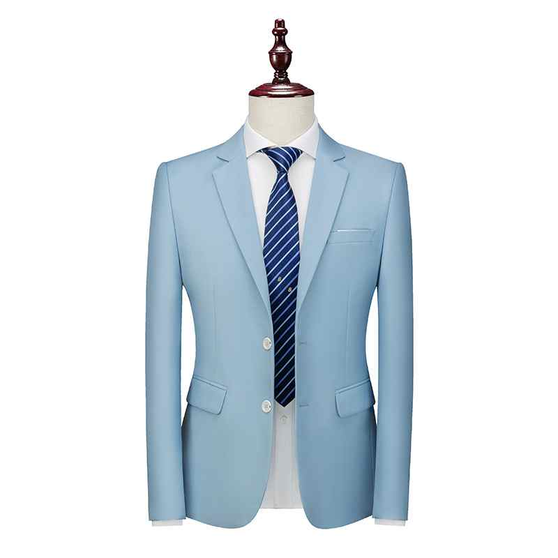 Master quality A5k1726 Slim Fit Three-Piece Suit for Groom - Large Size Men's Wedding Attire
