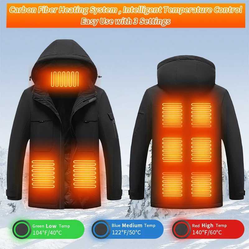 heated jacket mens heated vest usb heated clothing heated jacket warm jacket winter hiking fishing camping J251029