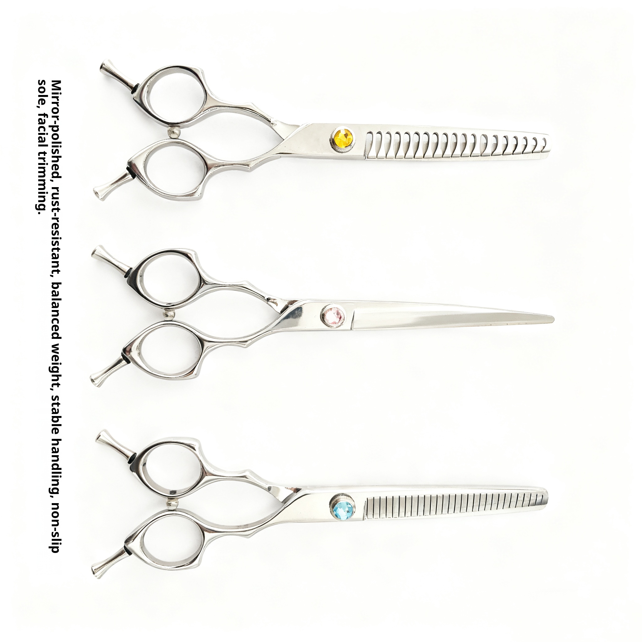 Professional-Grade Pet Grooming Scissors Dog Hair Trimming Tool Specialized for Poodle and Bichon Frise Groomer's Fluffy Scissors Set