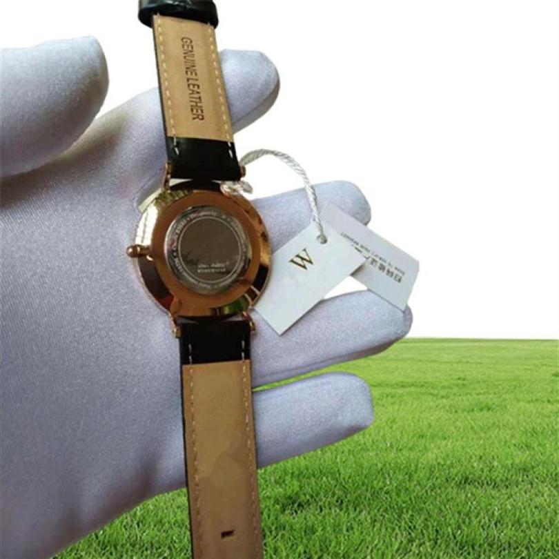 3AA dw Highest quality rose gold watch men 40mm and women 36mm couple stainless steel 3AMT waterproof bracelet Montede fashion Da715290200c