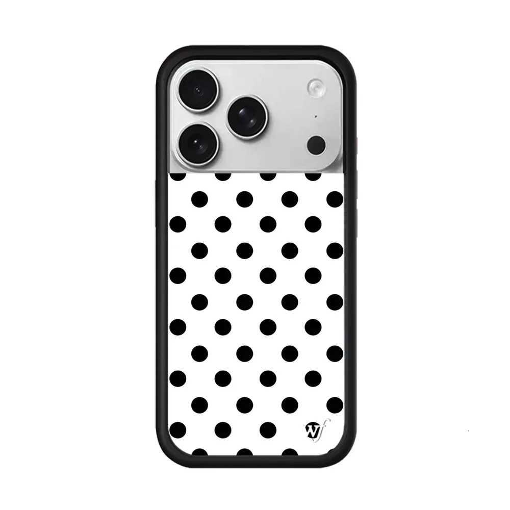 New Wildflower INS ry Polka Dot Phone Case for iPhone 17 16 15 14 13 12 Pro Max Plus 16 15 pro 3D WF Cute Protective cover H251029