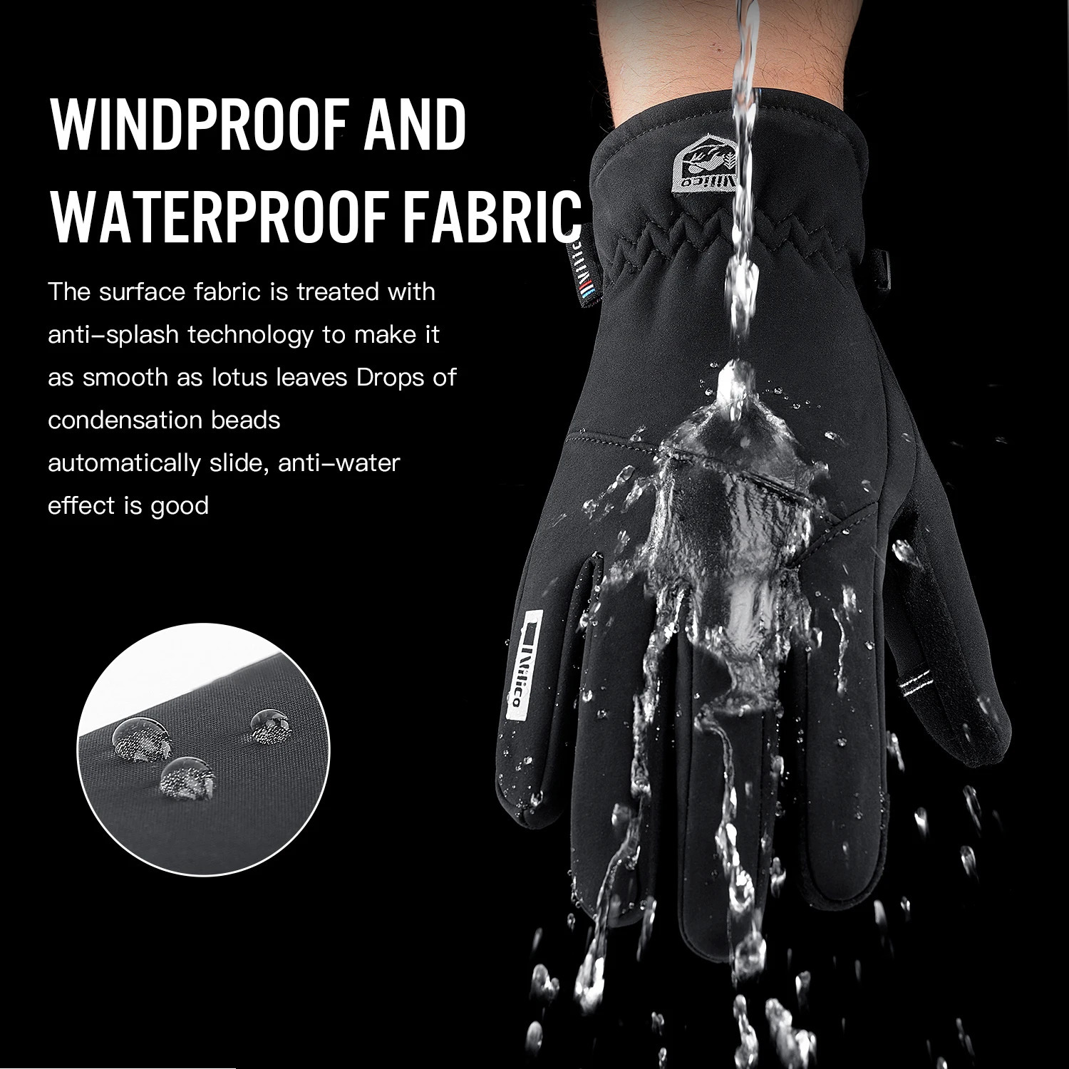 Touchscreen Warm Gloves Outdoor Cycling Driving Motorcycle Waterproof Cold Windproof NonSlip Womens Men Winter Ski Glove 251013