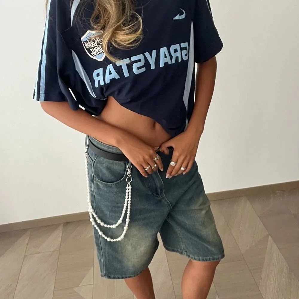 Retro Tassel Pearl Waist Chain Gothic Zinc Alloy Tassel Jeans Chain Multilayer Beads Pants Chain Steet 251021