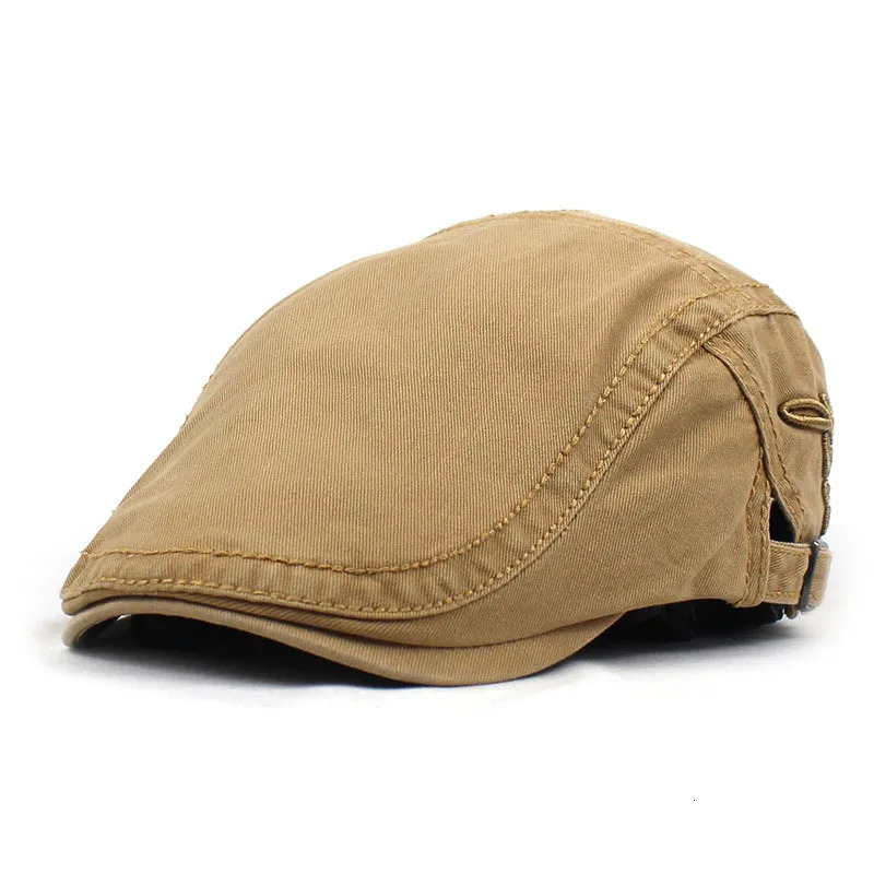 Spring Summer sboy Caps Men Cotton Flat Peaked Cap Women Painter Beret Hats 13 251029