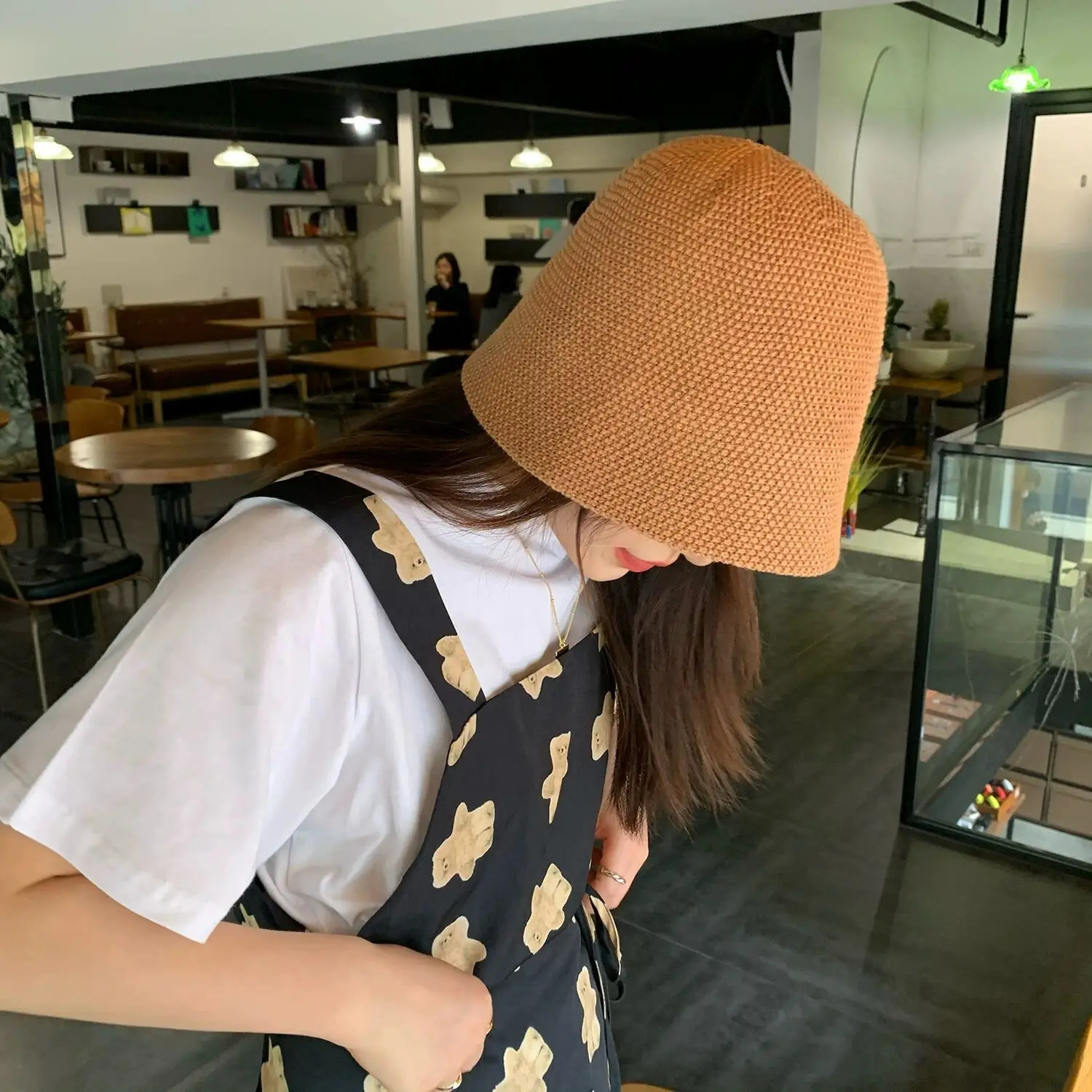 Fashion Summer Linen Hats for Women Foldable Outdoor Gorro Sunshade Hollowed Panama Hat Beach Caps Fashion Elegante Cap 251029