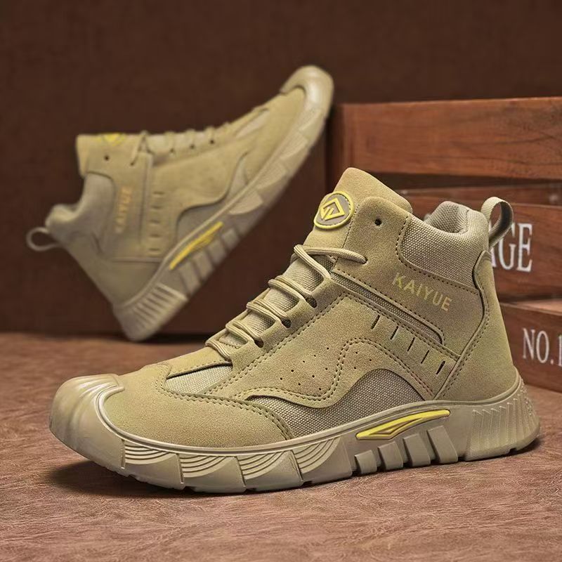 Designer shoes mens casual shoes luxury dark sports shoes gray brown mid top high top ankle shoes