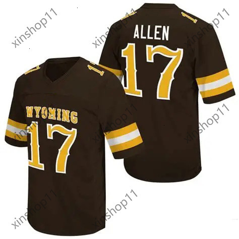 Football Jersey Wyoming Josh Allen Andrew Peasley Titus Swen Joshua Cobbs Gibbs Godbout Joey Braasch Xazavian Valladay Custom men Women Youth Jerseys