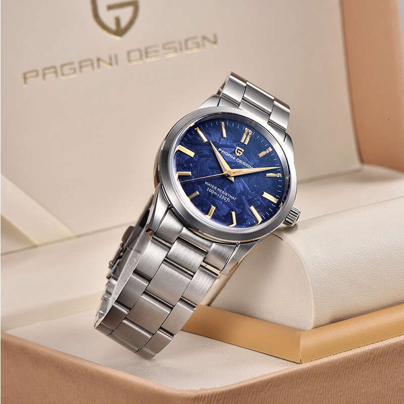 PAGANI DESIGN PD1734 Watch Stainless Steel Case 40mm Fashion Quartz Men's Wristwatch