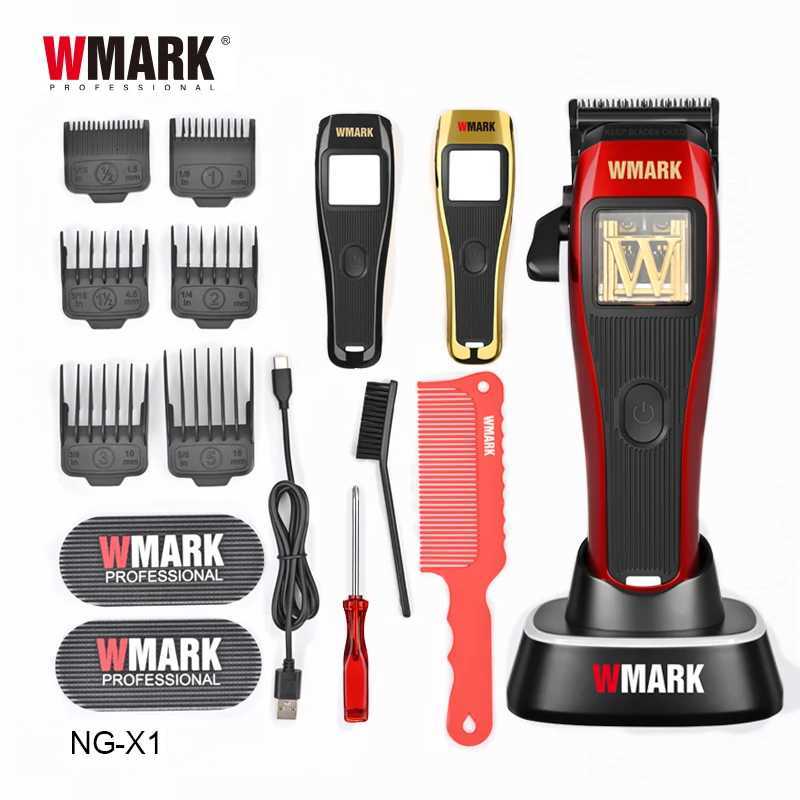 WMARK Trimmer Professional Hair Cutting Machine Cordless Hair Clippers 10000 RPM Barber Clipper Electric Trimmer for Men NGX1 M251029
