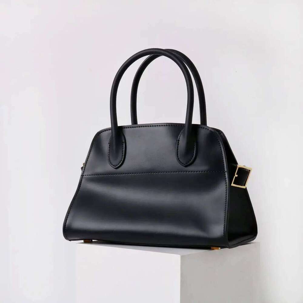 Genuine Leather 25Cm Hand Tote 2025 New Design Cowhide Simple Single Shoulder Crossbody Bag Suede Women's Handbag 251029