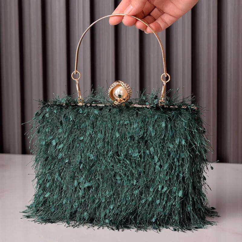 Designer Bags 2025 New Fashion Fringed Dinner Portable Banquet Bag Special Dress Luxury Bag