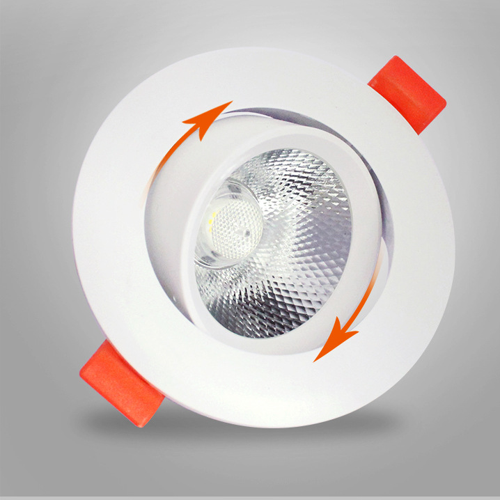 LED Spotlight Ceiling Light Recessed Adjustable Angle for Home Clothing Store Background Wall New Product Special Offer downlight CC