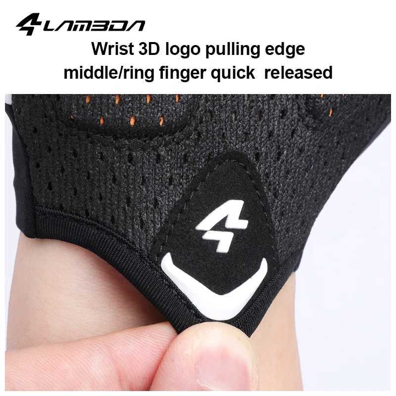 LAMEDA Mens Cycling Gloves XRD Pad Touch Screen Road Bike Full Finger Gloves Spring MTB Gloves Breathable Bicycle Accessories J251029