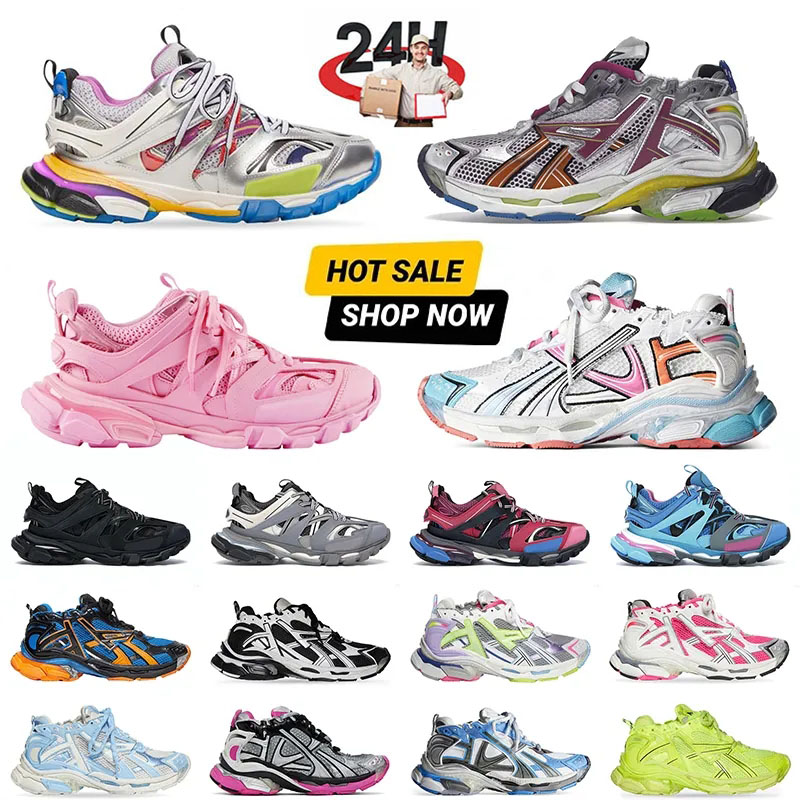 Designer Sneakers Track Runners 7.0 7.5 Track 3.0 Brand Platform All Black white Multicolor Pink Blue Grey Ancien Old Dirty men women trainers Tennis Shoes Eur 36-46