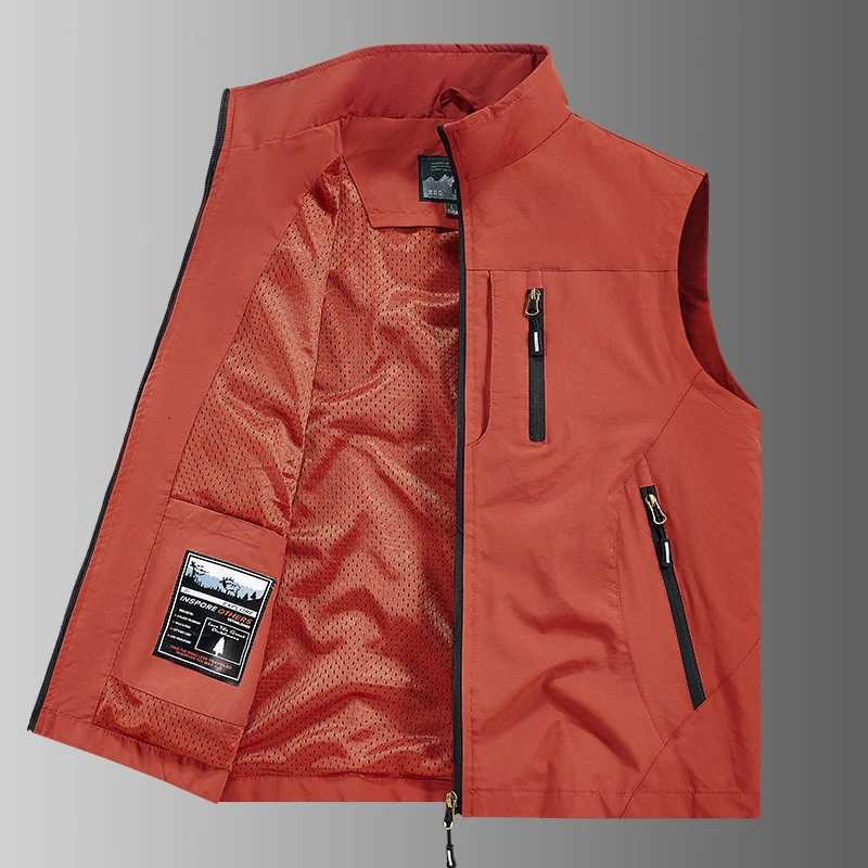 Autumn Winter New Comfortable Plush Breathable Trendy Mens Vest High Quality Outdoor Sports Leisure Windproof Warm Leather Vest W251029