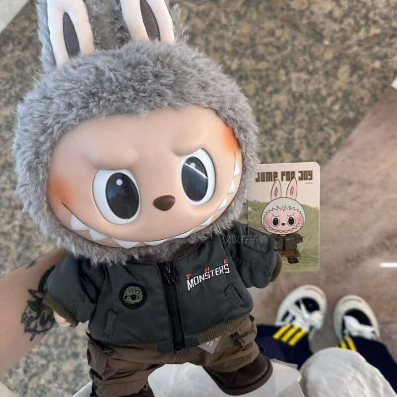 Labubu Blind Box The MONSTERS JUMP For JOY Vinyl Face Plush Doll Kawaii Figure Toys Mystery Boxes Anime Doll Collection Model Toys