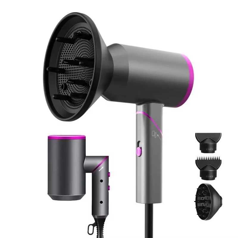 HighPower Negative Ion Hair Dryer Salon Household Use Electric Hairdryer Styling Features Hot Heat Settings Hotels L251029