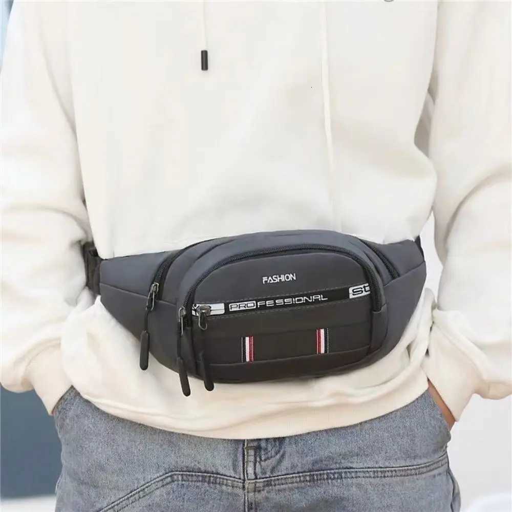 Men Chest Bag Fashion Large Capacity Oxford Cloth Sports Waist Bag Black Grey Blue Green Multifunctional Crossbody Bag UnisexT251126
