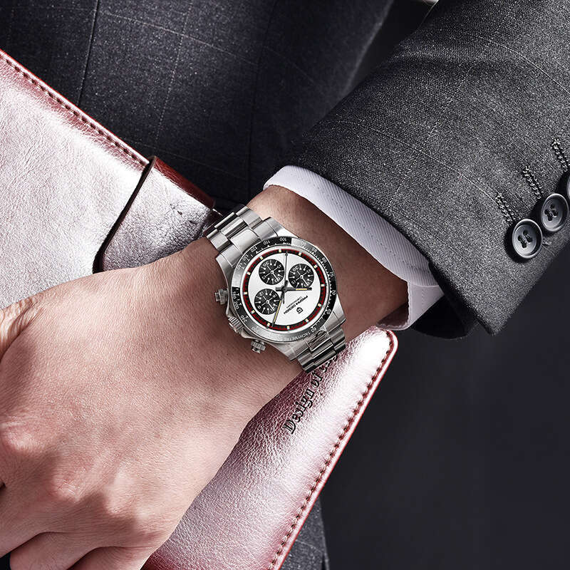 PAGANI DESIGN Pagani Fashion Japanese Chronograph VK63 Men's Quartz Watch PD-1676