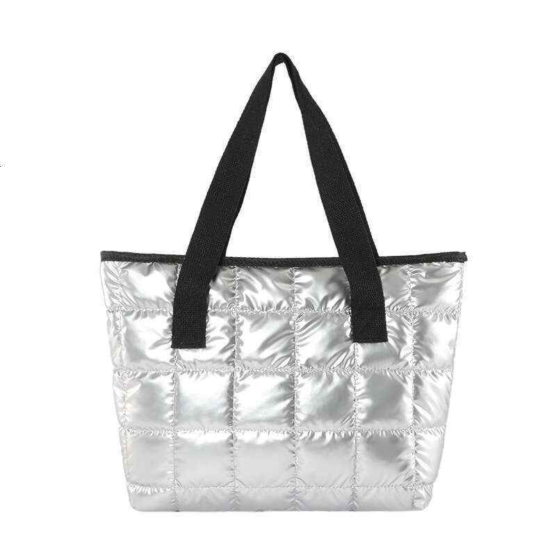 Designer bag Bright Color Trendy Fashion Large Capacity Cotton Tote Women's Winter Casual Versatile Underarm Shoulder Bag