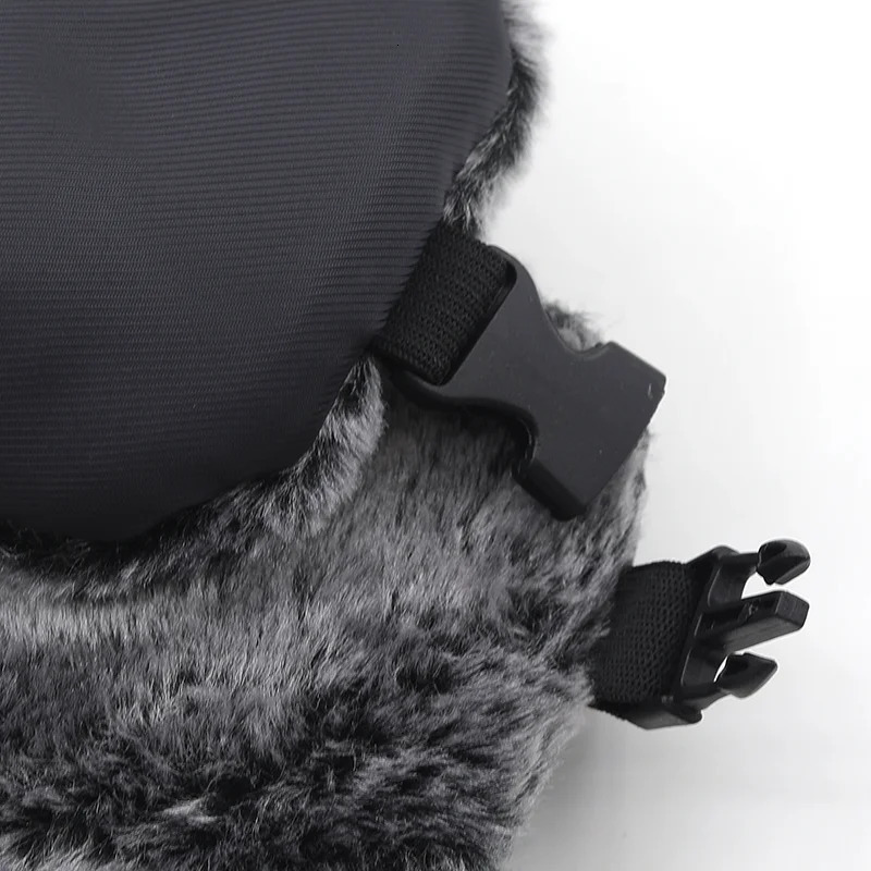 Unisex Men Women Russian Hat Trapper Bomber Warm Trooper Ear Flaps Winter Ski Hat Solid Fluffy Faux Fur Cap Headwear Bonnet 251029