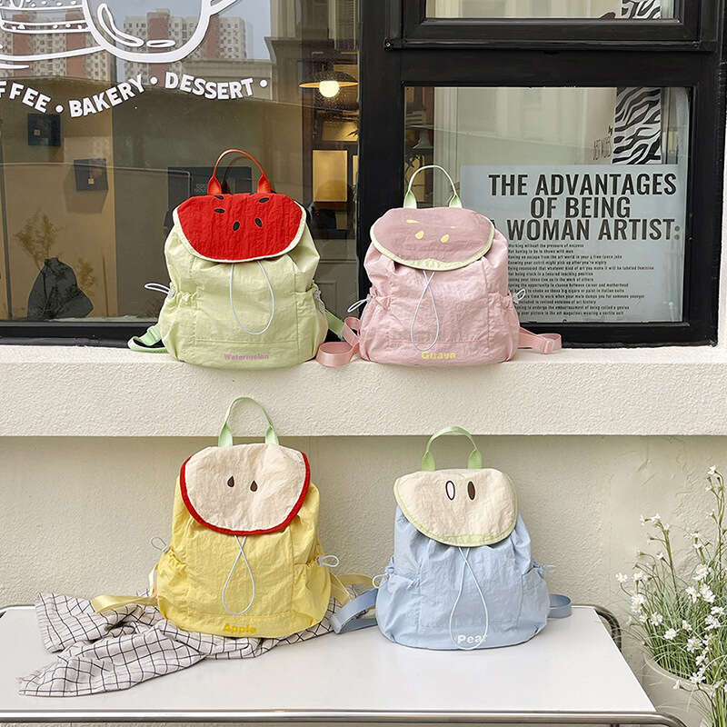 Designer bag 2025 New College Style Fruit Fashion Casual Travel Children's Outdoor Cartoon Sports Backpack