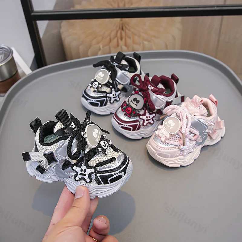 Childrens Mesh Breathable Casual Sports 2025 Autumn Boys Girls Outdoor Running Shoes Toddler Comfortable Non Slip Sneakers H260130