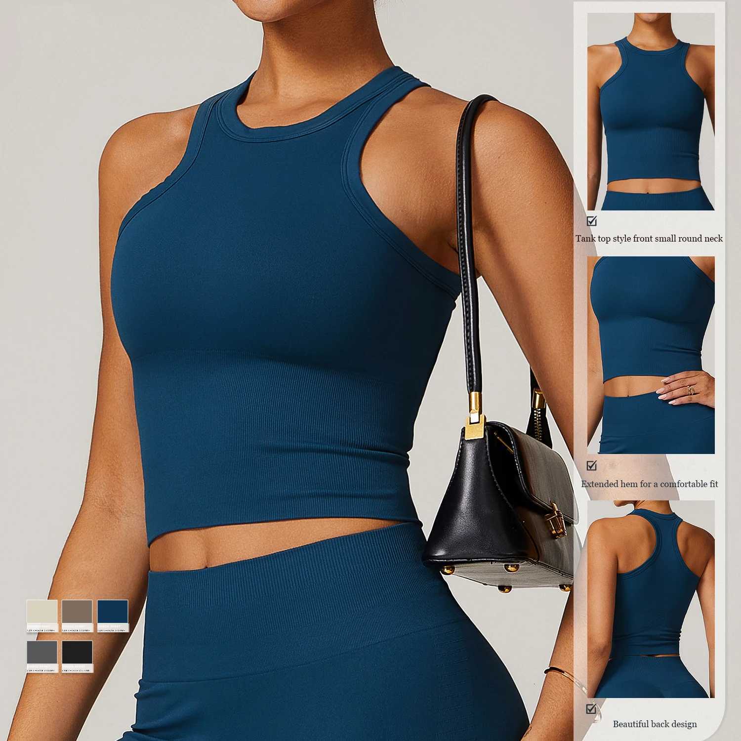 Women Yoga Tops Shockproof Padded Sports Bra Running Gym Clothes Breathable Yoga Vest Push Up Fitness Seamless Sports UnderwearXJ251029