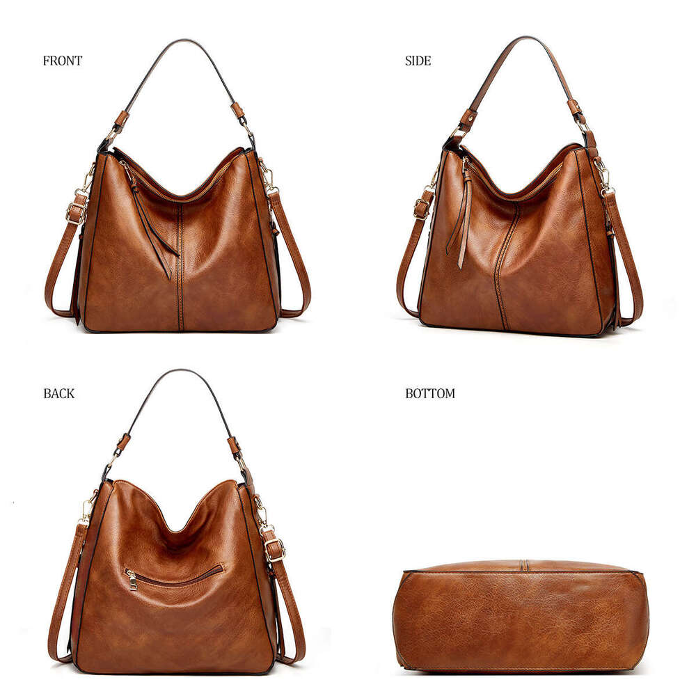 New Fashion Soft Leather Large Capacity Women's Tote Mother Bag