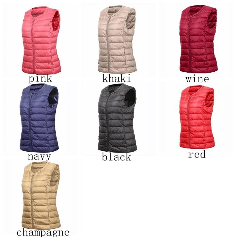 Bang 6XL 7XL Large Size Waistcoat Womens Warm Vest Ultra Light Down Vest Women Portable Sleeveless Winter Warm Liner 251029