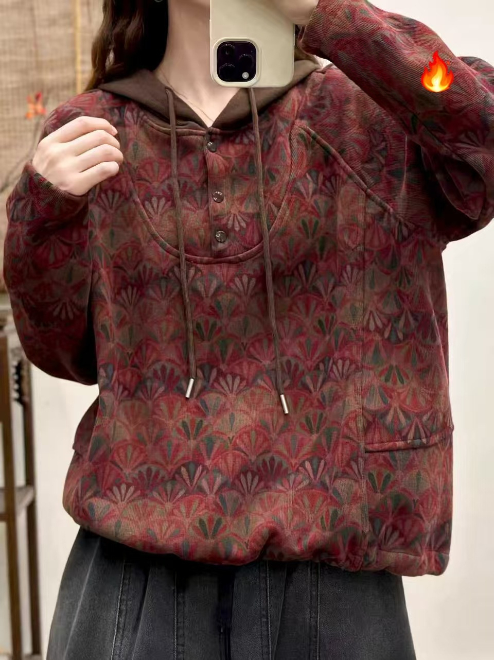 Winter designer's new hoodie printed basic shirt women's pullover cotton fashion hoodie