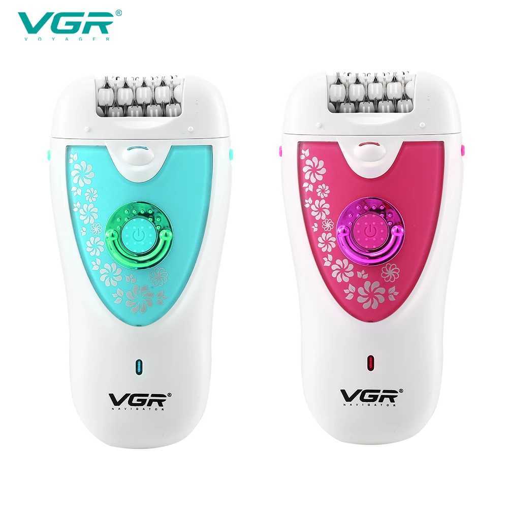 VGR Electric Epilator Women Rechargeable Electric Shaver Whole Body Available Painless Depilat Female Hair Removal Machine 722 J251117