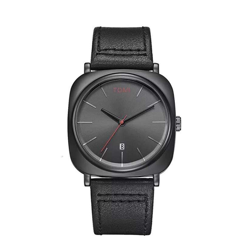 Square Calendar Business Men Non-Mechanical Fashion Version Student Watch