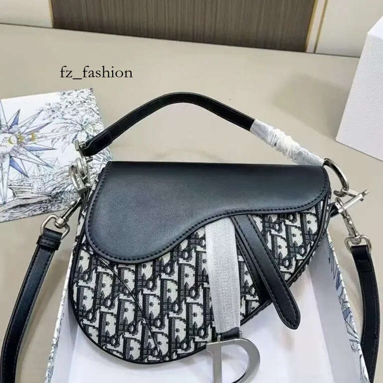 2025 Women's Handbags Saddle Designer Oblique Jacquard Printed Crossbody Bag Fashion Women Shoulder Handbags Luxury Canvas Luxuries Dies Cross Body Printing 352